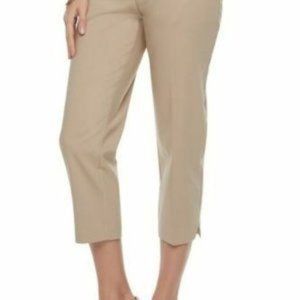 Taupe Torie Capri Pants